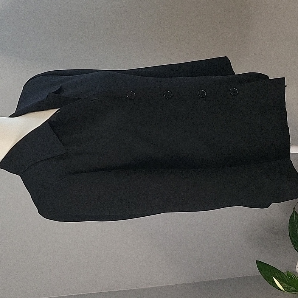 Talbots Petites Black Button Down Wrinkle Resista… - image 2